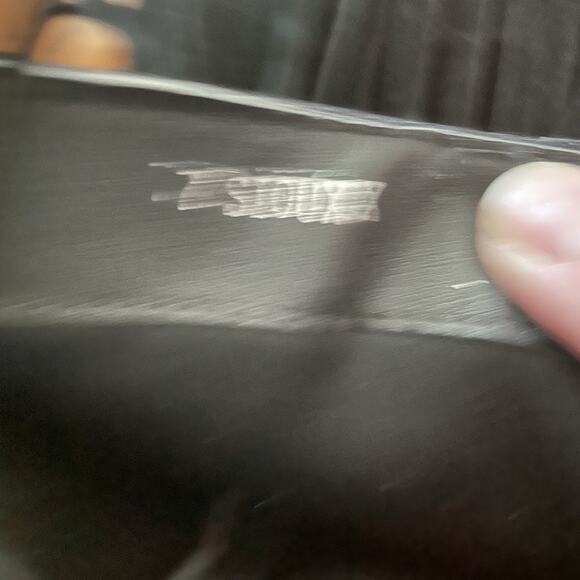 Corkys Sioux Boots Women Size 7 Black Fringe Boho Hippie Faux Suede 2” Heel - Picture 8 of 8